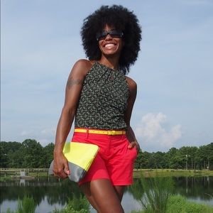 The Limited Red Shorts